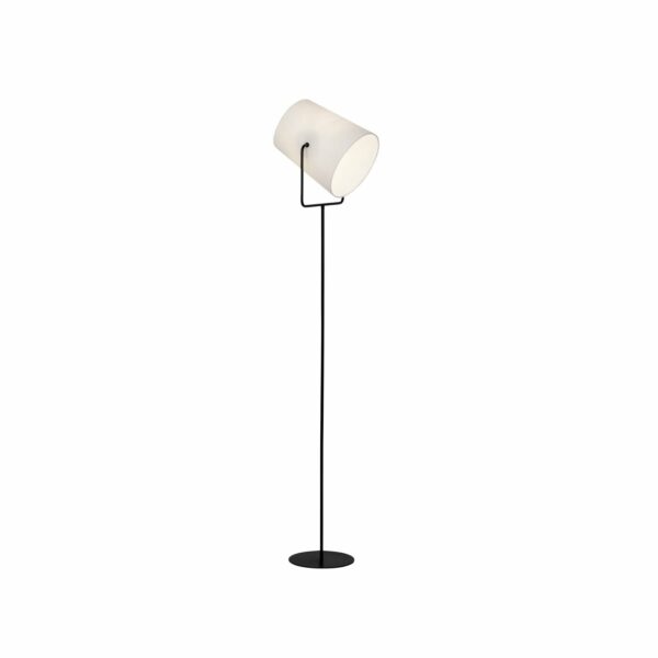 BRILLIANT Lampe Bucket Standleuchte 1flg schwarz/weiß   1x A60